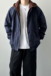 【176】秋季新款假两件拼接牛仔夹克男女休闲百搭A079-W153-P75图片