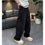 [008]牛仔裤男女宽松弯刀裤哈伦裤A079-NT1263-P48，男装牛仔裤，电商A079