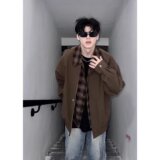 【网59】翻领夹克男春秋A079-A200-P63，男装夹克，电商A079