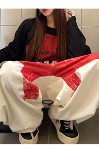 【网119】休闲裤潮流新款百搭慵懒时尚A079-N9009-P54图片