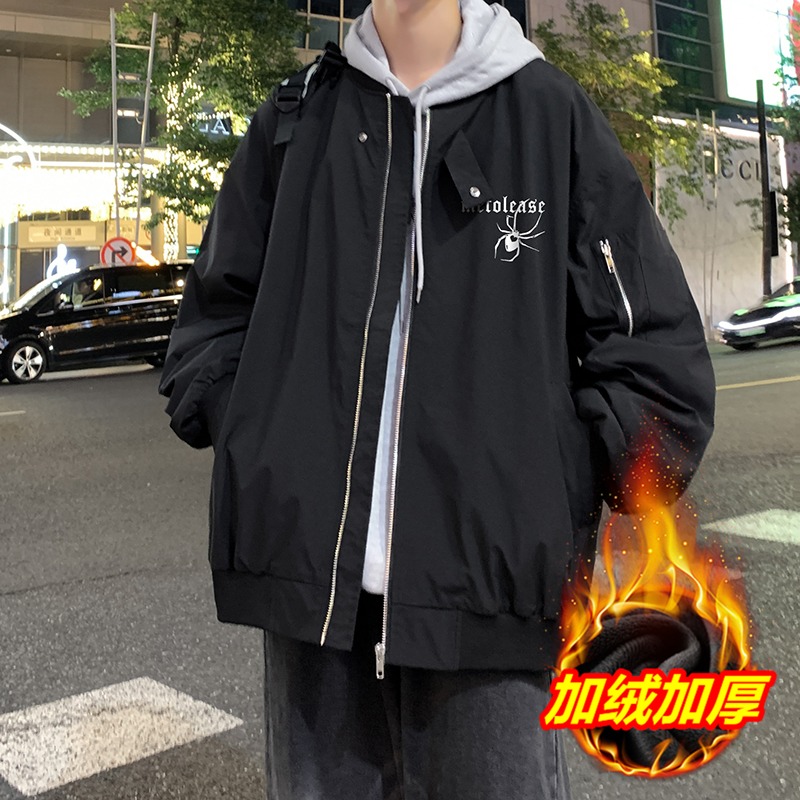 【001】5加绒加厚棒球服男士外套夏季休闲A079-JK110-P59，女装短外套，电商A079