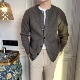 【2】秋冬新款开衫针织衫毛衣男秋冬圆领外套A079-MY214-P60，男装针织衫/毛衣，电商A079