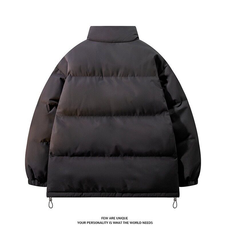 【网90】面包服外套大码25新款加厚保暖黑色A079-MB001-P59,男装棉衣,电商A079