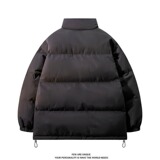 【网90】面包服外套大码25新款加厚保暖黑色A079-MB001-P59，男装棉衣，电商A079