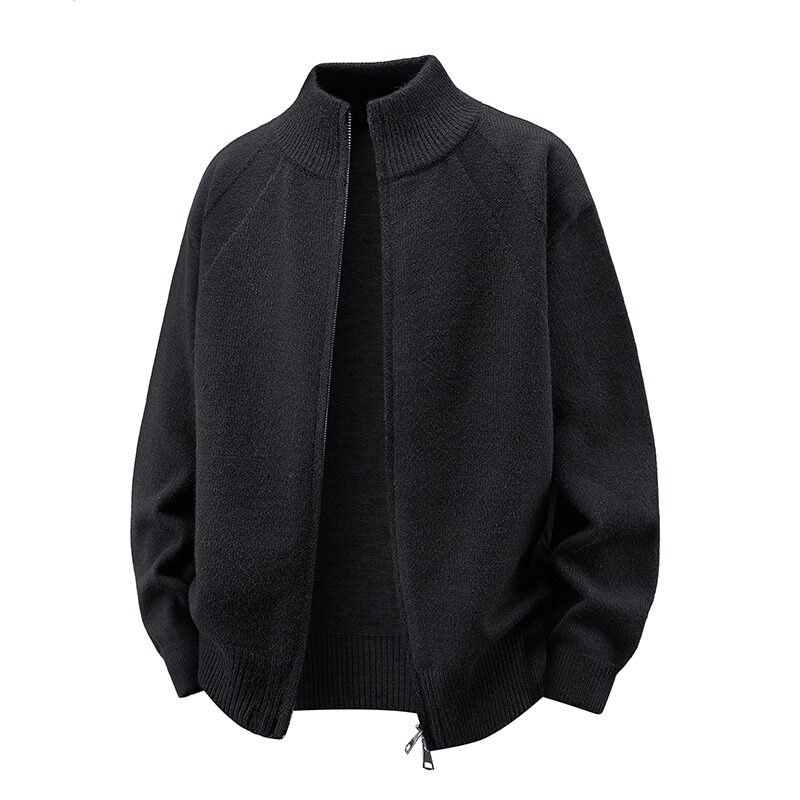 【2】5立领毛衣休闲痞帅修身针织开衫夹克外套潮A079-MY187-P59，男装针织衫/毛衣，电商A079