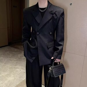 【278】西装男外套痞帅高级感穿搭男模西服A079-XZ85-P62图片