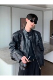 【网7】男宽松潮男短款垫肩夹克外套A079-8552-P75，男装夹克，电商A079