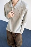 【179】长袖polo衫男士2025新款秋冬T恤A079-2503-P34，男装T恤，电商A079