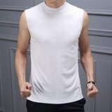 [003]男士马夹背心无袖t恤男半高A079-T183-P20，男装背心/马甲，电商A079