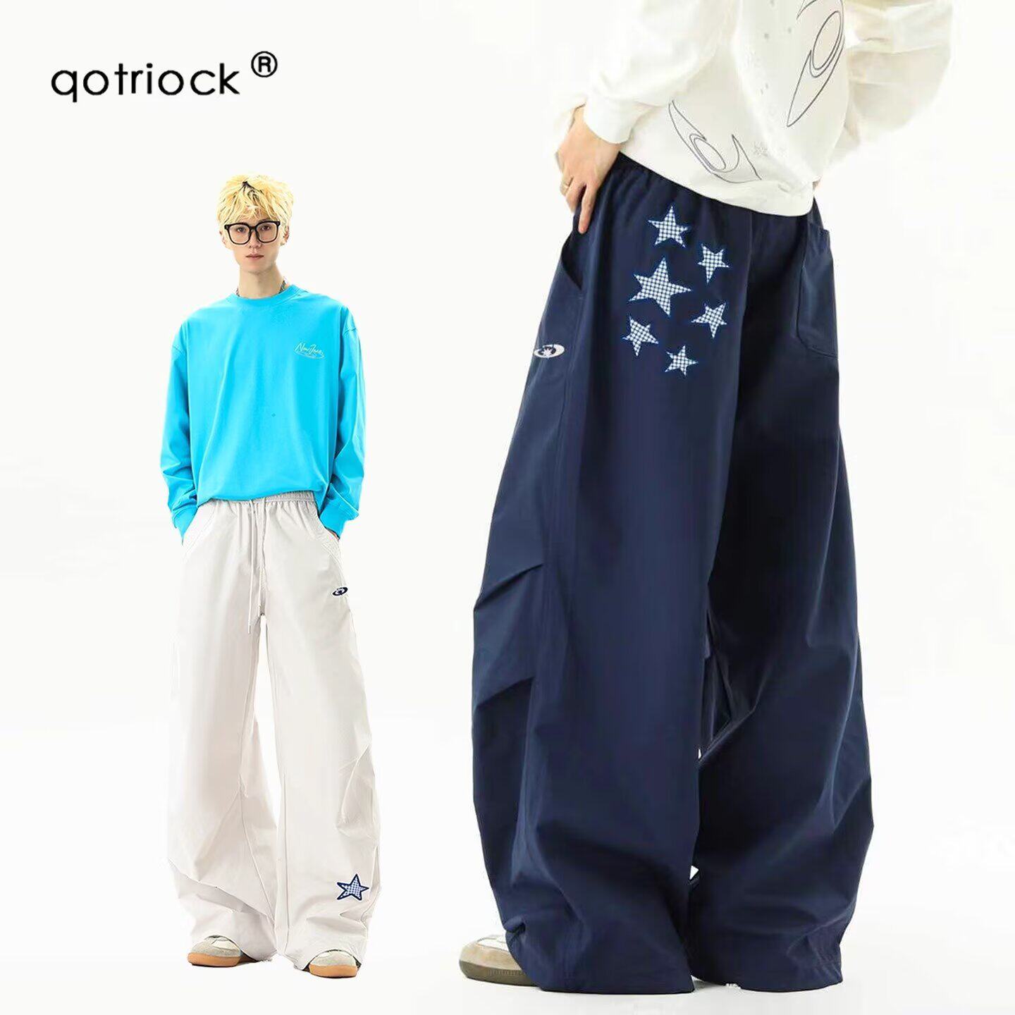 【网149】2025新款夏季薄款高腰直筒A079-K443-P39，男装休闲裤，电商A079