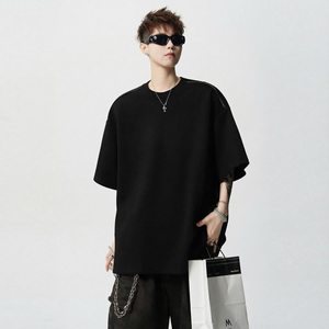 [003]圆领短袖T恤男潮流宽松时尚休闲半袖A079-D923-P28图片