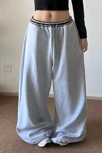 [002]色休闲裤百搭运动大码街舞男女弯刀卫裤A079-K1991-P46图片