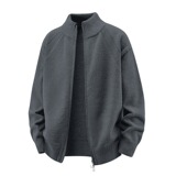 【2】5立领毛衣休闲痞帅修身针织开衫夹克外套潮A079-MY187-P59，男装针织衫/毛衣，电商A079