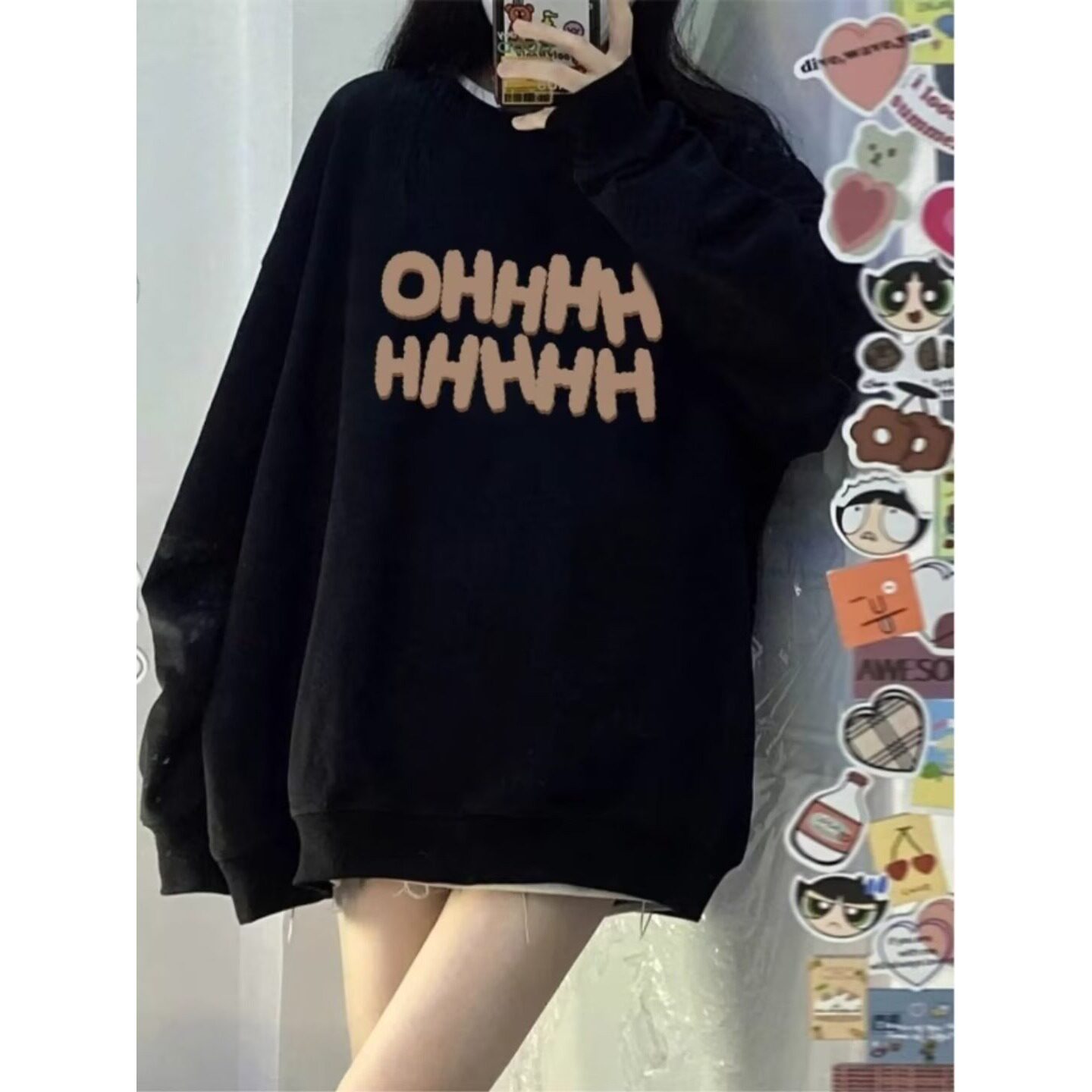 【网126】25男女同款卫衣2025春秋新款A079-Y61-P35,男装卫衣,电商A079