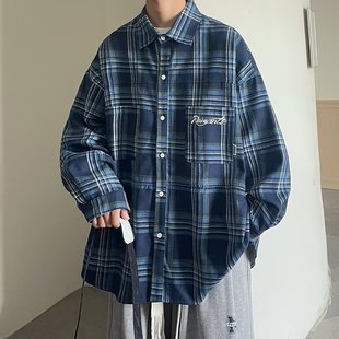 衬衫 格子长袖 男女春秋季 A079 P36 7002 网图4