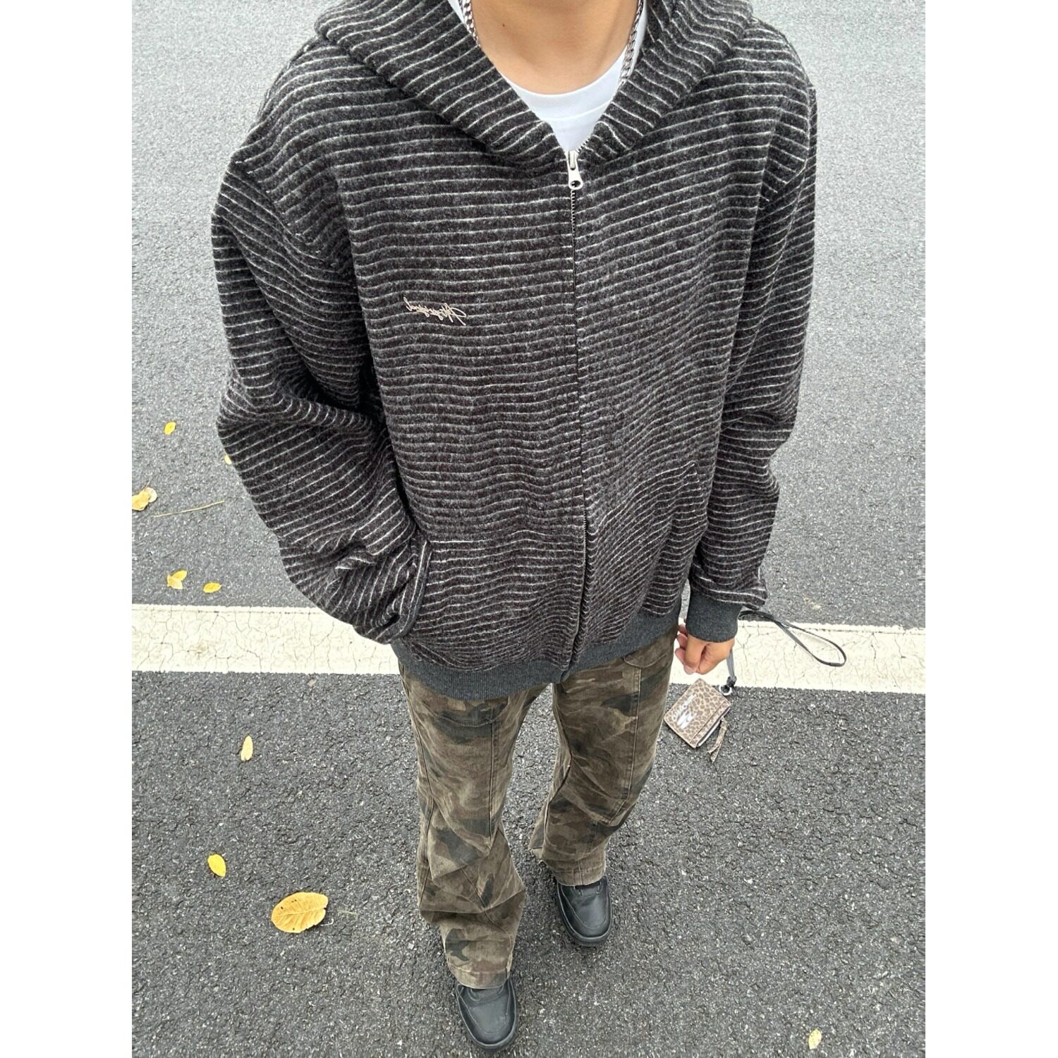 【11】连帽卫衣男款新款潮牌宽松情侣青少年外套A079-WY2034-P48,女装短外套,电商A079