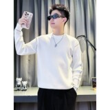 【079】圆领毛衣纯色简约内搭修身长袖半高领上衣A079-M913-P47，男装针织衫/毛衣，电商A079