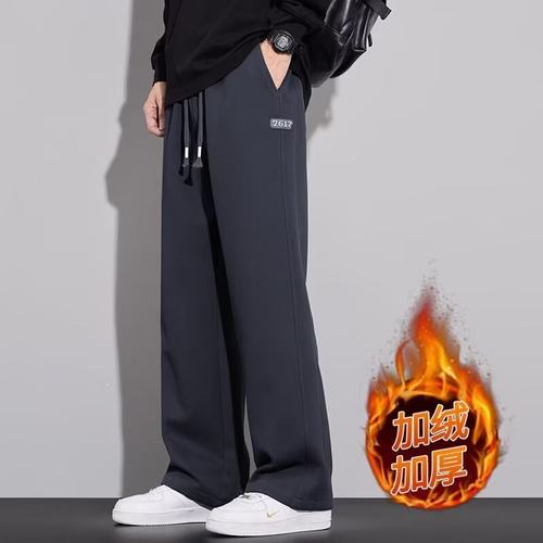 【235】加绒加厚直筒宽松运动裤休闲裤A079-K165加绒-P38