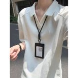 [012]纯色翻领T恤男女长袖T恤polo衫情侣装A079-D910-P30，男装T恤，电商A079