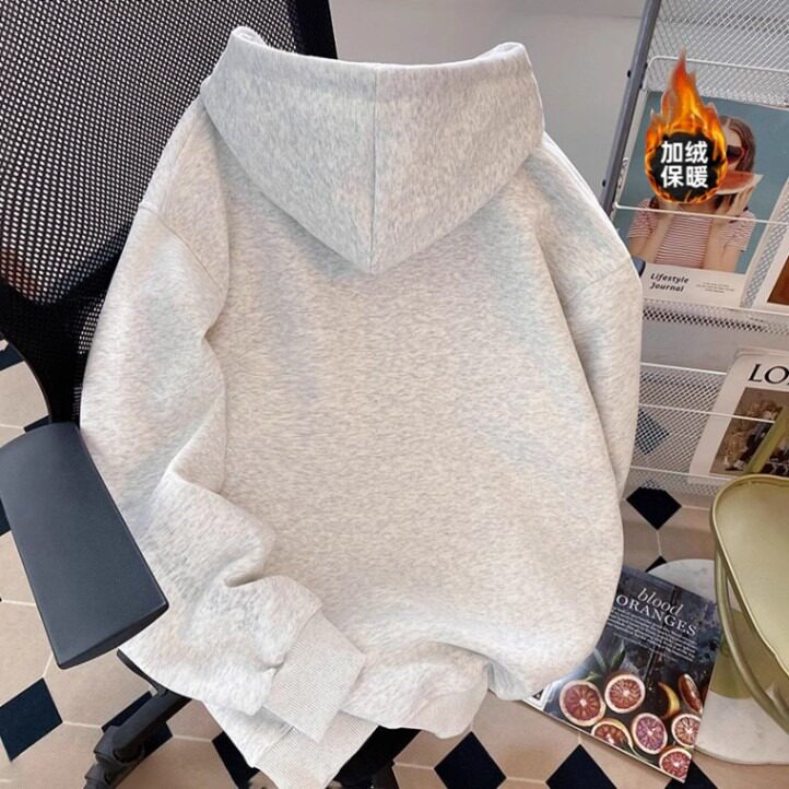 【网91】25加绒加厚连帽卫衣小猫咪印花卫衣秋冬A079-LR1381-P43,男装卫衣,电商A079