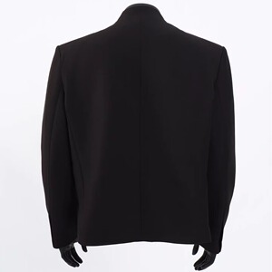 [001]立领黑色西装外套男烫钻花朵重工垫肩西服A079-XZ034-P65图片