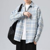 小香风外套男款宽松休闲毛呢夹克A079-CS440-P46，男装夹克，电商A079