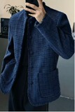 【网77】25宽松夹克外套男装韩潮流百搭上衣A079-B1002-P77，男装夹克，电商A079