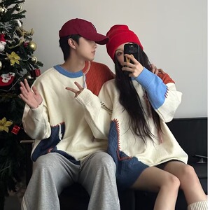 【网2】手工圆领毛衣情侣款A079-YM125-P48图片