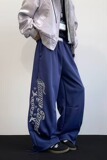 【网41】休闲裤字母直筒阔腿卫裤A079-A6068-52，男装休闲裤，电商A079