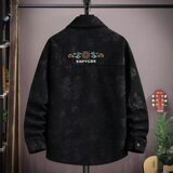秋季新领夹克男士百搭休闲衬A079-DS03-P65【网络图1】4-8XL元，男装夹克，电商A079