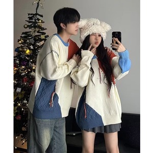 【网2】手工圆领毛衣情侣款A079-YM125-P48图片
