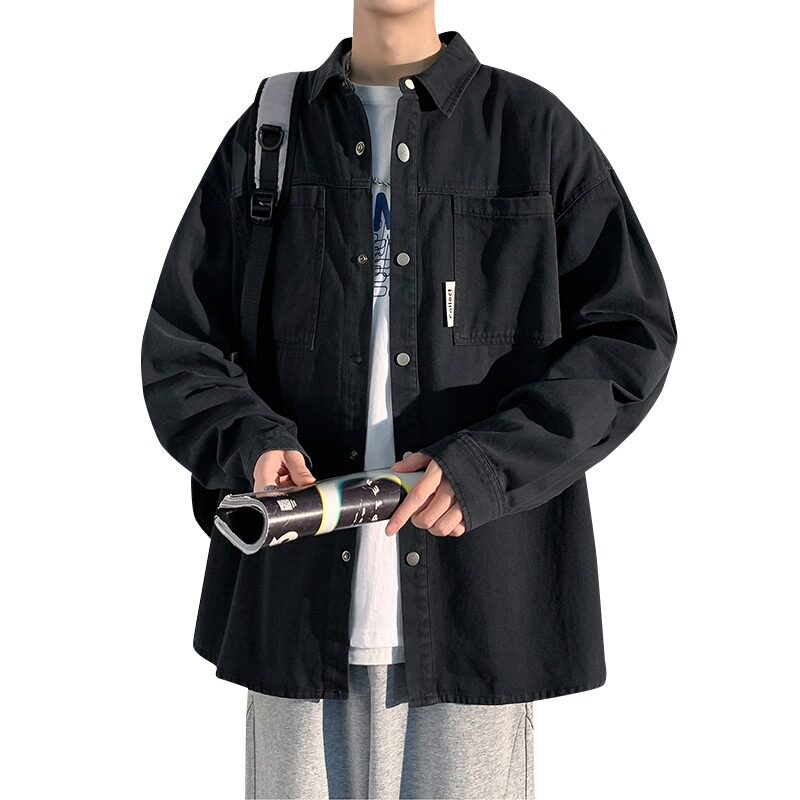【网160】翻领休闲衬衫大码外套A079-CS01-P51-54,男装衬衫,电商A079