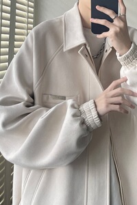 【184】外套男生秋冬季宽松休闲翻领夹克A079-JK255-P61图片
