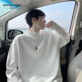 【001】5德绒半高领打底衫男T恤长袖保暖男款A079-W188-P25，男装T恤，电商A079