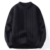 【2】毛衣秋冬男加厚粗麻花针织外套蛇年情侣线衣A079-MY200-P52，男装针织衫/毛衣，电商A079