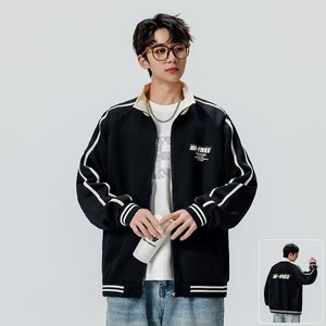【网图印花】翻领外套男士春秋季2025新款A079-5018-P49