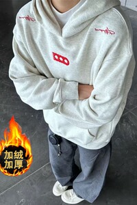【199】简约卫衣款连帽重磅纯棉宽松秋冬加绒A079- WY1056-P47-52图片