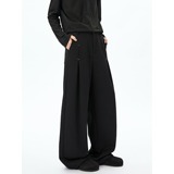 【5】西裤男宽松直筒垂感阔腿百搭休闲运动长裤A079-K388-P35，男装西裤，电商A079