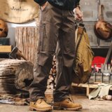 美式复古春男裤男士休闲长裤A079-K71-P53【网络图1】4-8XL元，男装休闲裤，电商A079