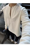 【079】5新款百搭长袖T潮流A079-T114-P35，男装T恤，电商A079