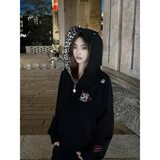 【253】小恶魔豹纹连帽拉链卫衣男女情侣开衫A079-WY088-P51，男装卫衣，电商A079