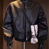 【165】2025秋季新款男士皮衣夹克新款外套A079-K641-P59，男装夹克，电商A079