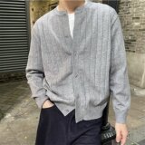 【99】开衫毛衣男秋季韩圆领宽松百搭外套针织衫A079-MY3411-P55，男装针织衫/毛衣，电商A079