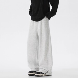 【236】5宽松腰常规纯色廓形阔腿休闲裤长裤A079- K201-p42,男装休闲裤,电商A079