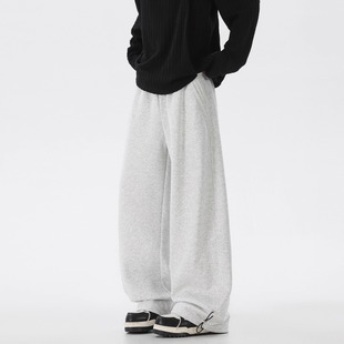 236 K201 5宽松腰常规纯色廓形阔腿休闲裤 A079 p42 长裤