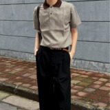 夏季男士高级感撞色千鸟格翻领polo衫短袖商务休闲时尚百搭T恤，男装T恤，电商A079