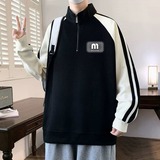 【网图16】半拉链立领卫衣A079-L003-P42-45，男装卫衣，电商A079