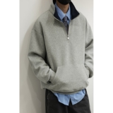 【网120】25秋宽松半拉炼卫衣男覆A079-T52-P41，男装卫衣，电商A079