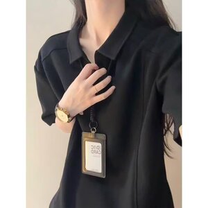 [012]polo衫短袖t恤男女款拼接翻领A079-D910-P30图片
