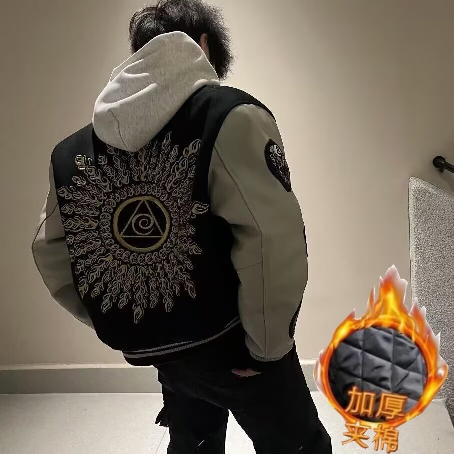 【284】百搭流行潮流毛呢拼皮夹克A079-A245-P82,男装夹克,电商A079 【284】百搭流行潮流毛呢拼皮夹克A079-A245-P82,男装夹克,电商A079